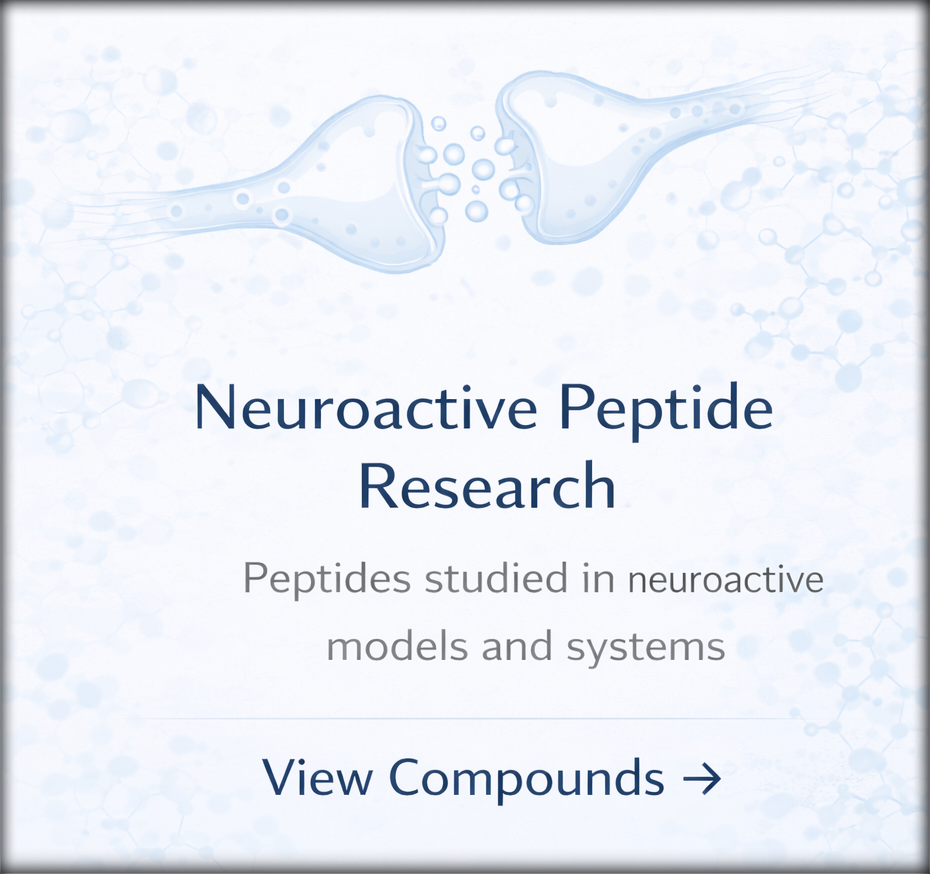 Neuroactive peptide research compounds