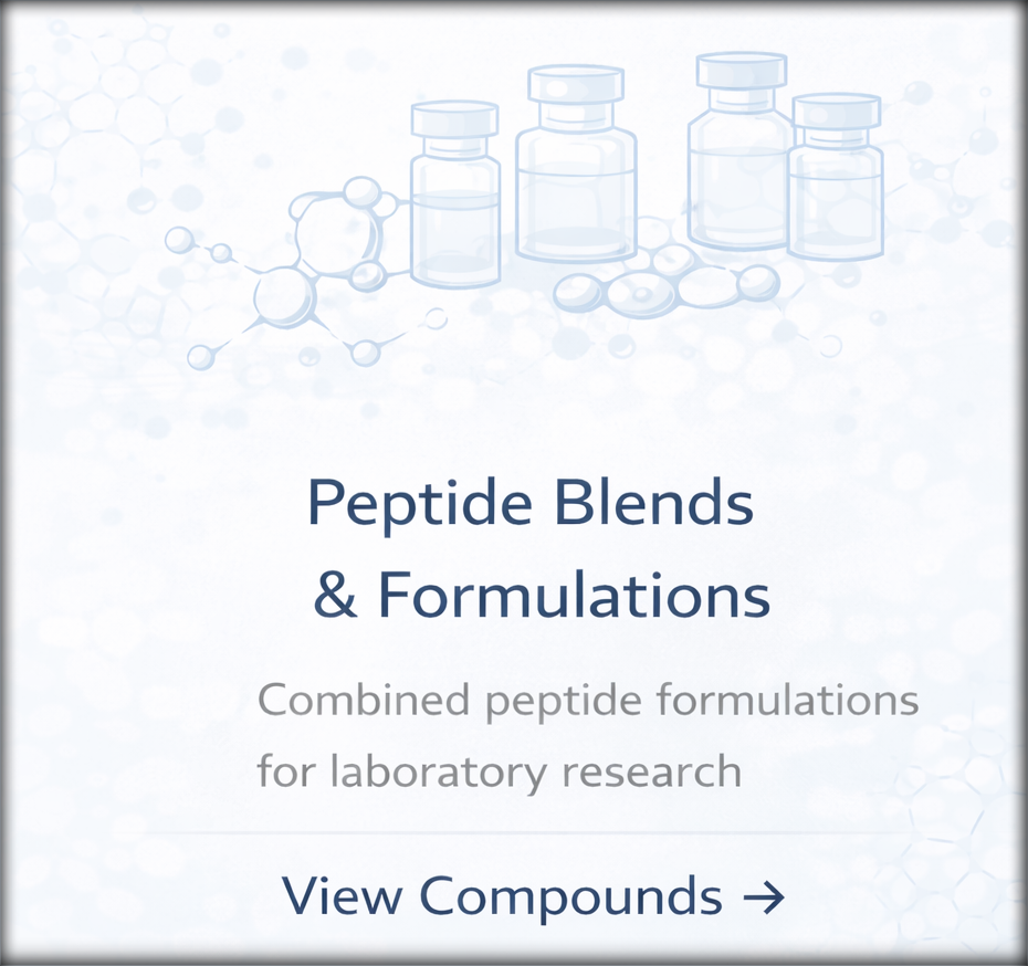 Peptide blend research compounds
